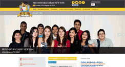 Desktop Screenshot of preuniversitarionewton.com