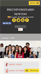 Mobile Screenshot of preuniversitarionewton.com